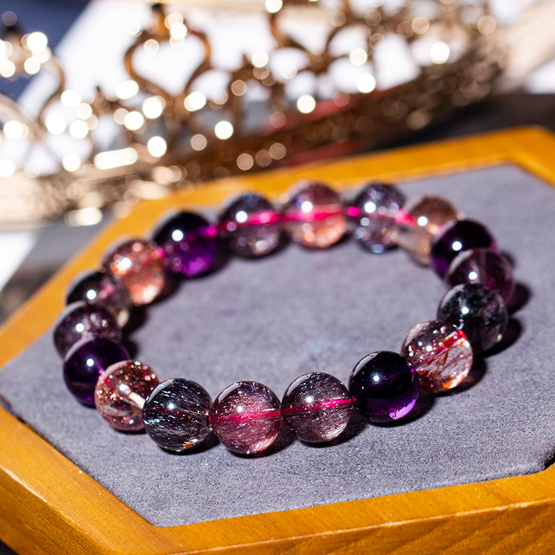 Crystal Bracelet for Girls, Sea Pattern Stone Aurora