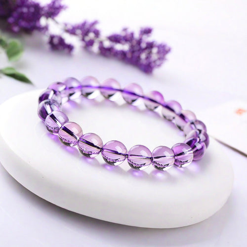 6A Lavender purple amethyst bracelet