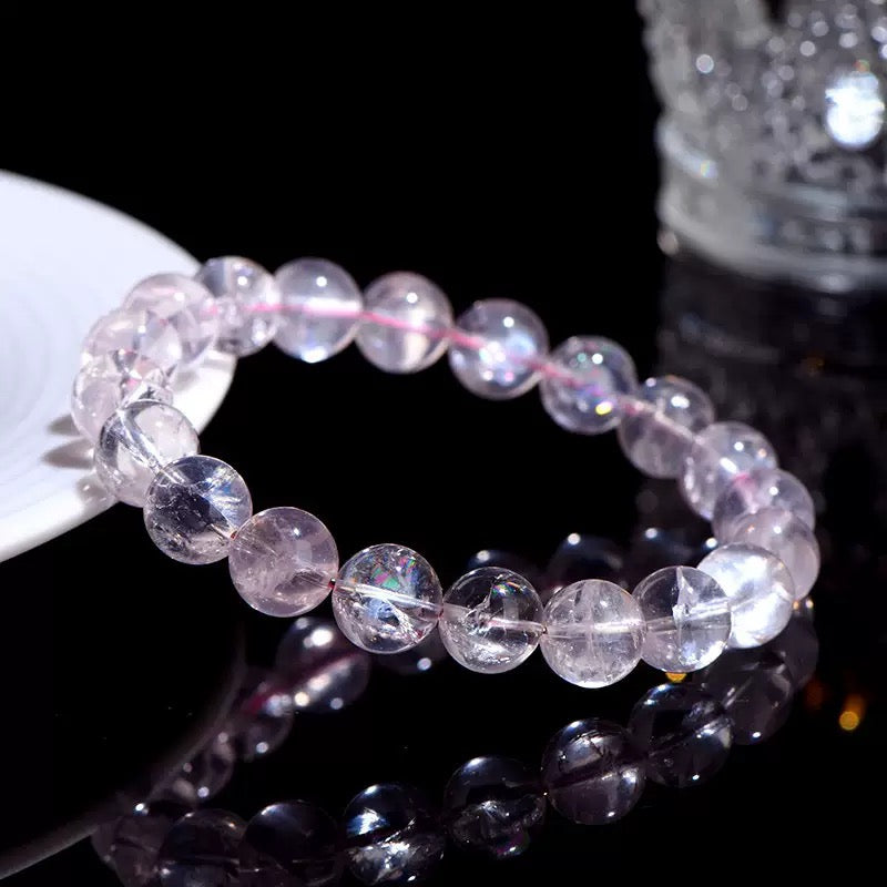 Pink-colored Asestelle Holographic Crystal Bracelet